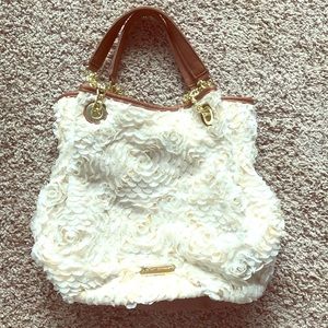 Betsy Johnson Gold flower purse!!